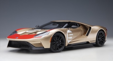 72928 Ford GT 2022 Holman Moody Heritage Edition (Holman Woody Gold) 1:18